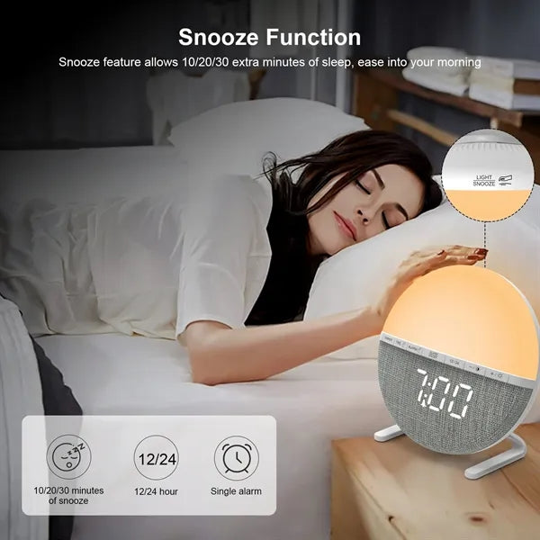 Wake Up Light Sunrise Alarm Clock