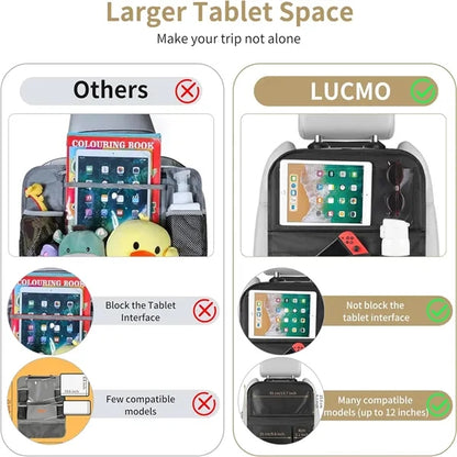Car Backseat Organizer with Tablet Holder