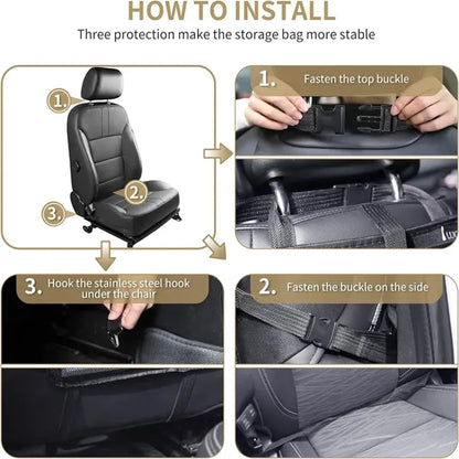 Car Backseat Organizer with Tablet Holder