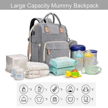 Diaper Backpack with Changing Station