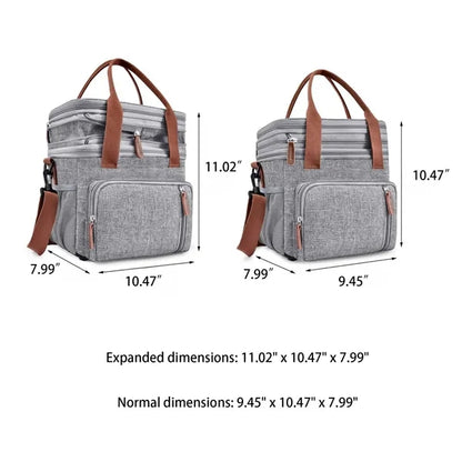 Outdoor Large Thermal Insulation Picnic Bag Aluminum Foil