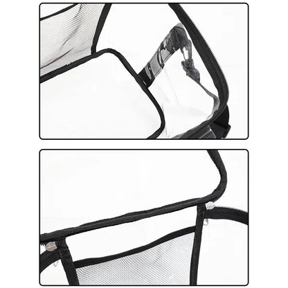 Clear Lunch Bag Work Office Plastic Transparent  Tote picnic