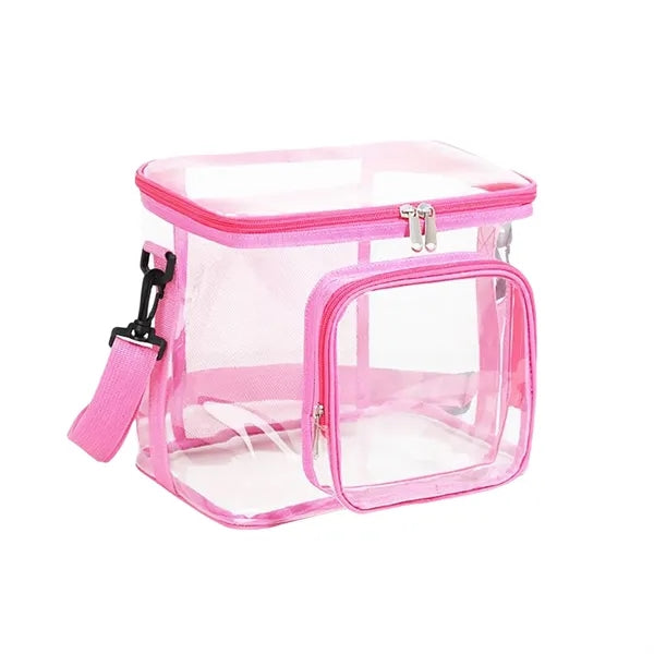 Clear Lunch Bag Work Office Plastic Transparent  Tote picnic
