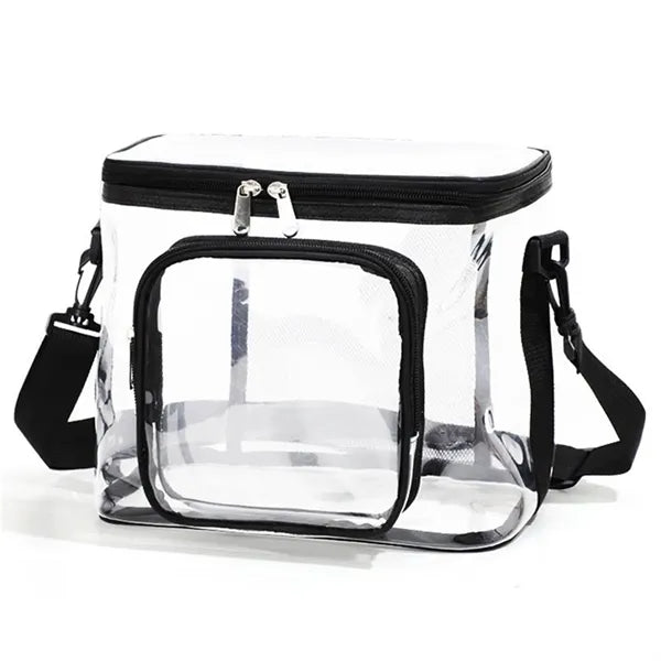 Clear Lunch Bag Work Office Plastic Transparent  Tote picnic