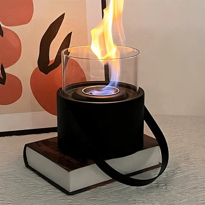Indoor Portable Ethanol Tabletop Fire Pit Fireplace Stove
