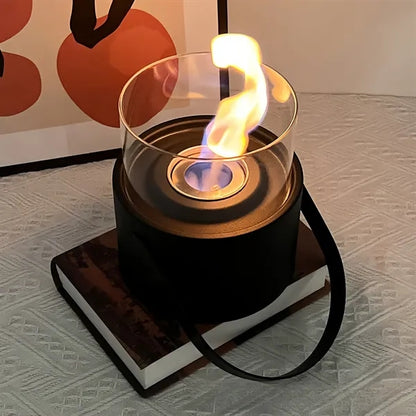Indoor Portable Ethanol Tabletop Fire Pit Fireplace Stove