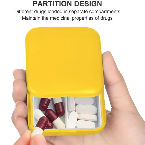Small Portable Pill Storage Box