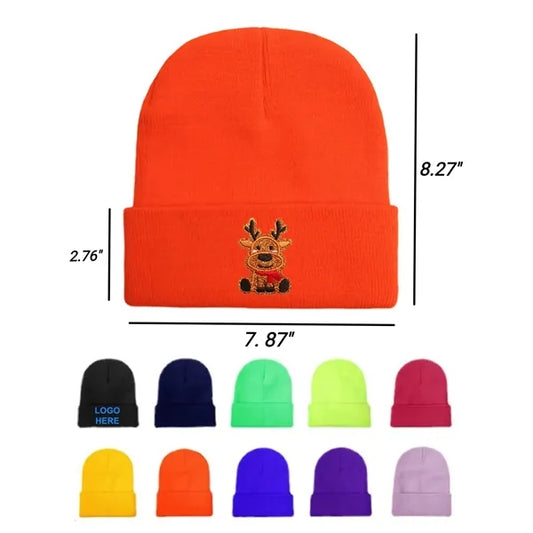 Knitted Woolen Beanie Hat