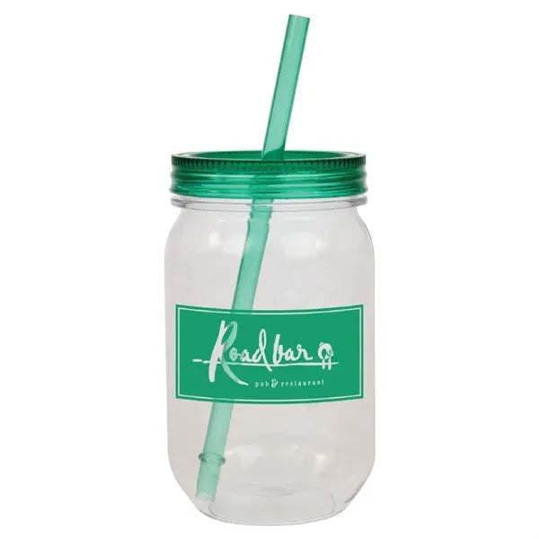 Liberty 24 oz Mason Jar Style BPA Free Acrylic Tumbler