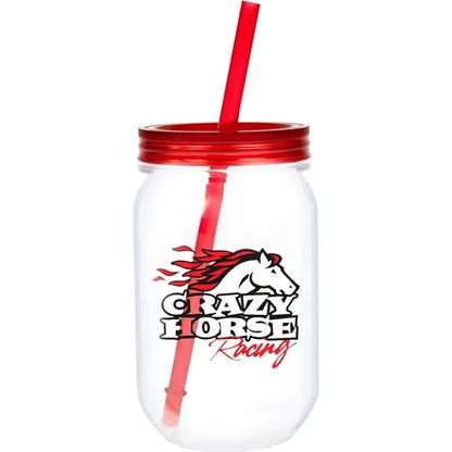 Liberty 24 oz Mason Jar Style BPA Free Acrylic Tumbler