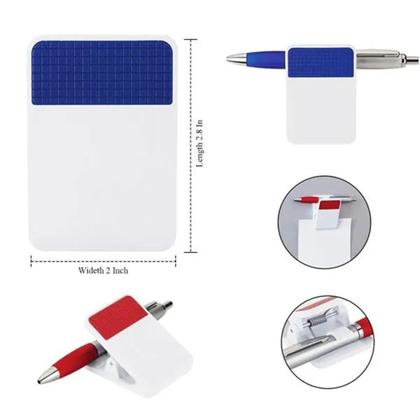 Fridge Memo Clip Pen Holder