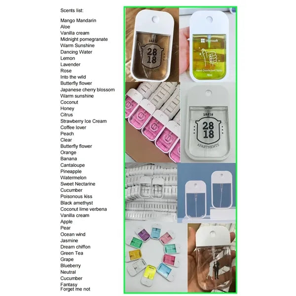 Stylish Power Mist Hand Sanitizer Scent/Unscent Option