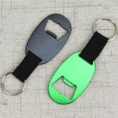 Keychain Ring Backpack Charm With Webbing Bottle Opener