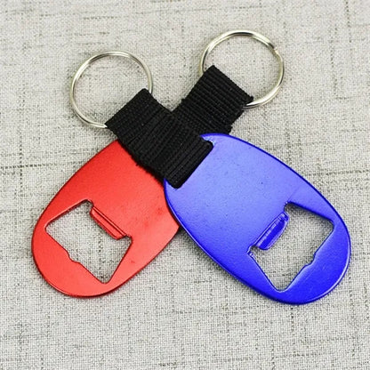 Keychain Ring Backpack Charm With Webbing Bottle Opener