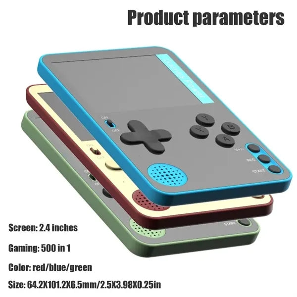 K10 Ultra-thin Handheld Game Console 2.4"Screen