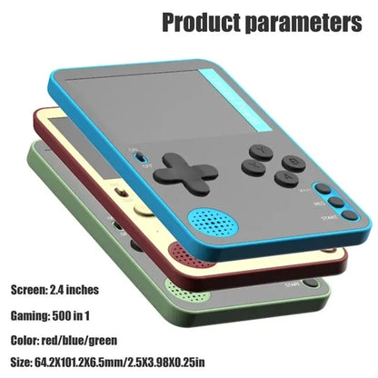K10 Ultra-thin Handheld Game Console 2.4"Screen