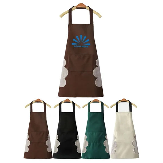 Professional Kitchen Apron With Wiping Hand