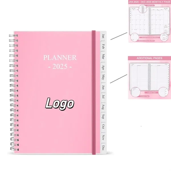 2025 Weekly & Monthly Planner-Calendar  Notebook