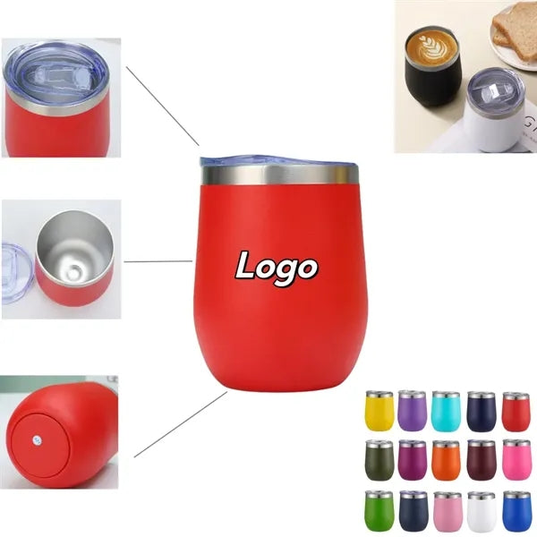 12oz Stainless Steel Glass Set