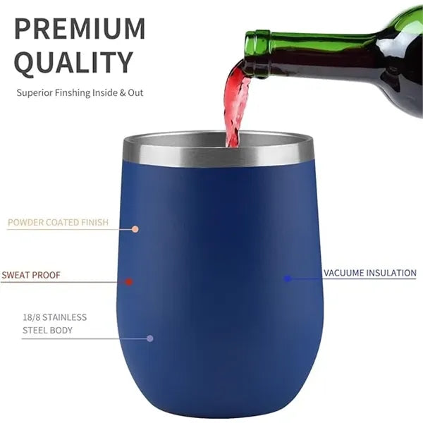 12oz Stainless Steel Glass Set