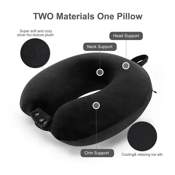 Pure Memory Foam Travel Pillow