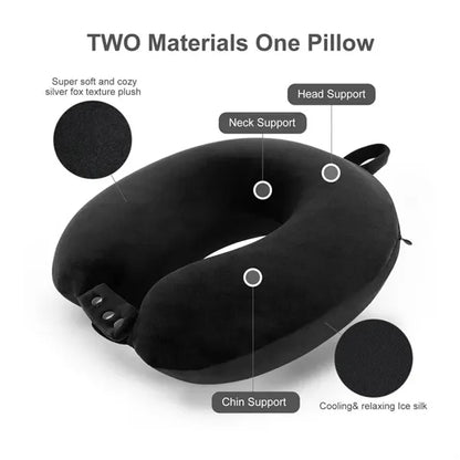 Pure Memory Foam Travel Pillow