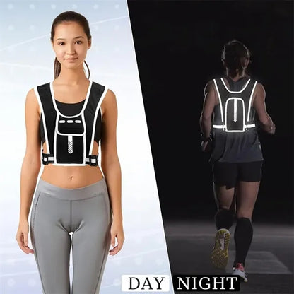 Running Vest Chest Phone Holder