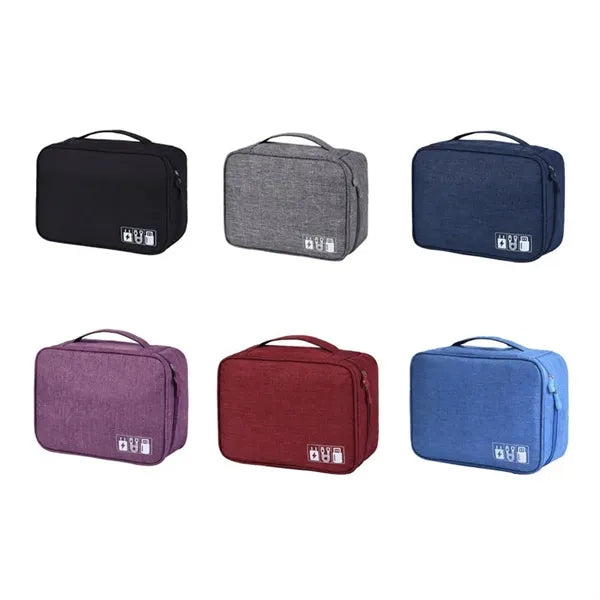 Electronics Travel Cable Organizer Bag