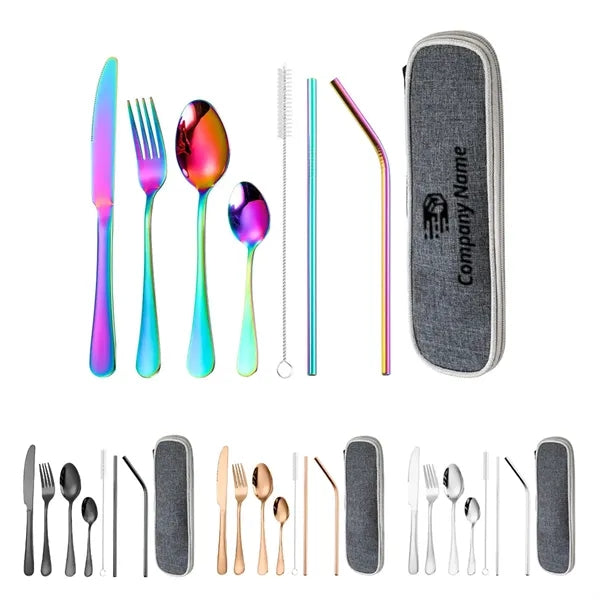 Portable Stainless Steel Travel Cutlery Set