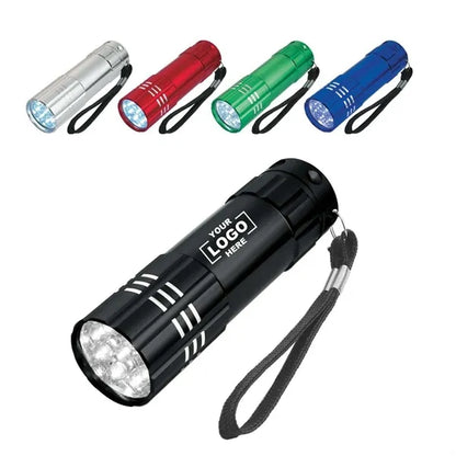 Aluminum Led Flashlight With Strap