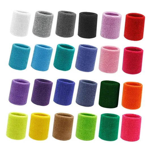 Sport Sweat Wristband Plush Terry