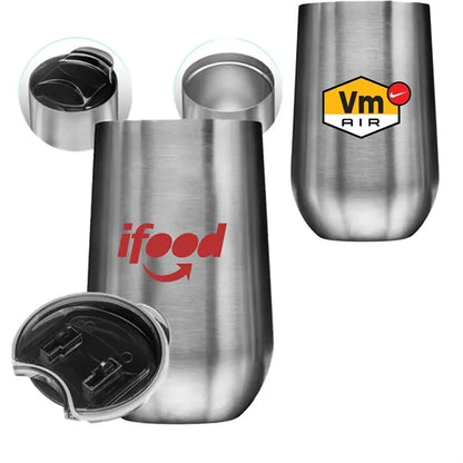 14 oz. Double wall Stainless Steel Mugs with Side Lock Lid