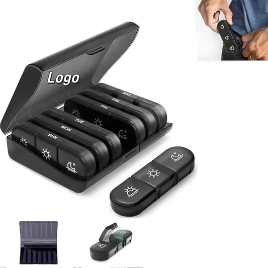 Weekly Pill Organizer Portable Travel Box