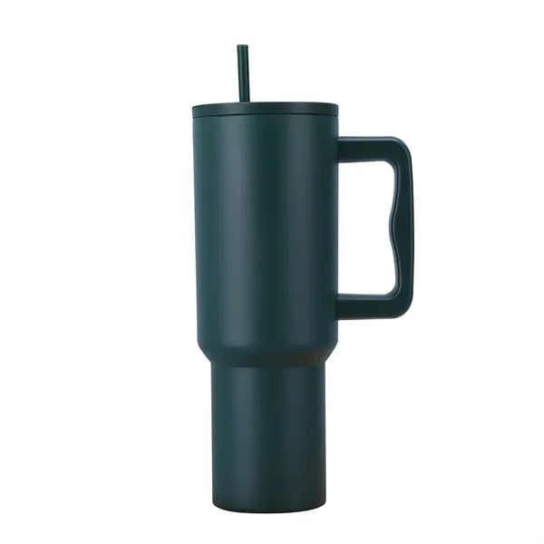 40 oz Tumbler with Handle and Straw Lid