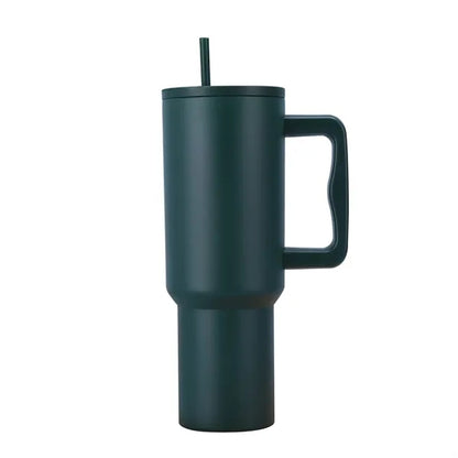 40 oz Tumbler with Handle and Straw Lid
