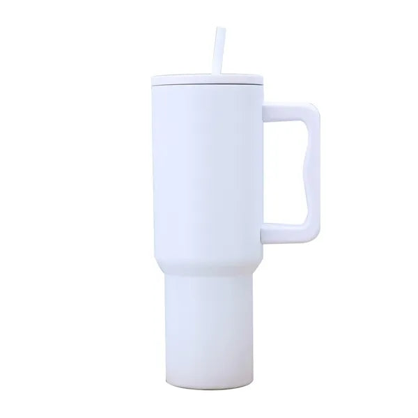 40 oz Tumbler with Handle and Straw Lid