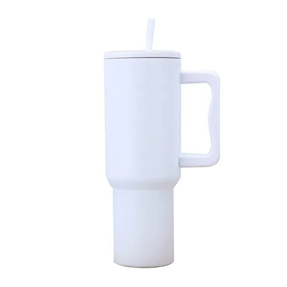 40 oz Tumbler with Handle and Straw Lid