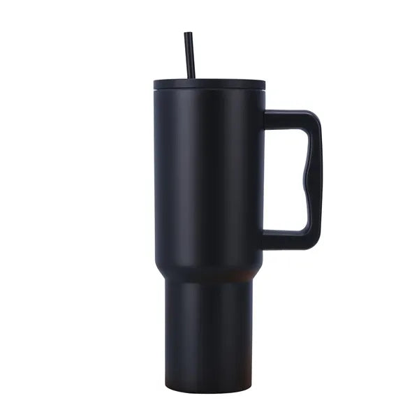 40 oz Tumbler with Handle and Straw Lid