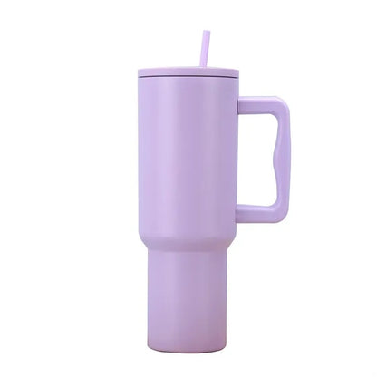 40 oz Tumbler with Handle and Straw Lid