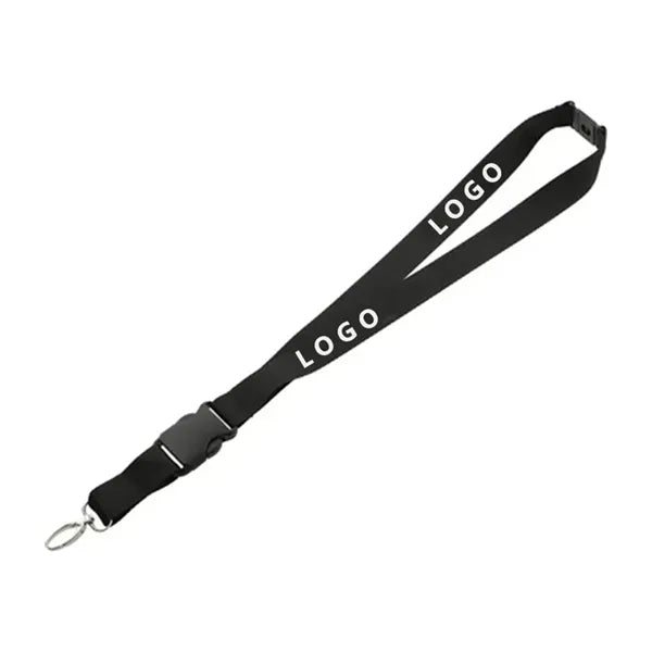 1" x 20" Hang In There Lanyard - Custom Logo & Full Color