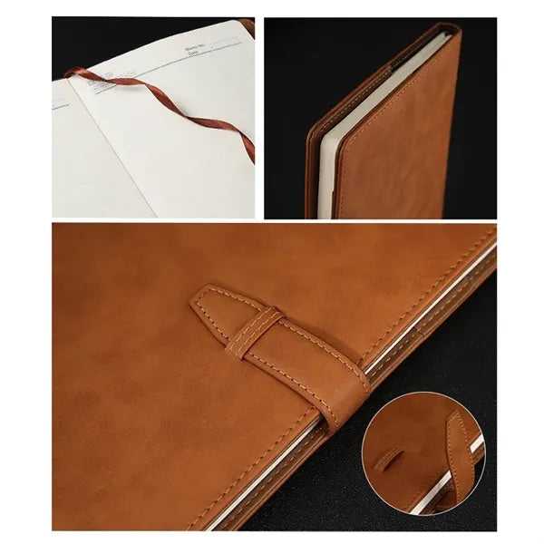 Business PU Leather A5 Notebook & Pen Gift Set