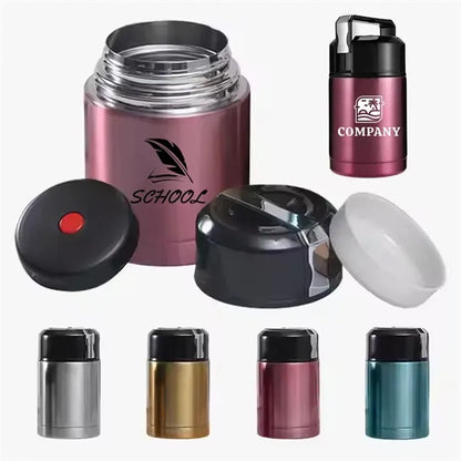 33oz Insulated Thermos Vacuum Lunch Container With Spoon