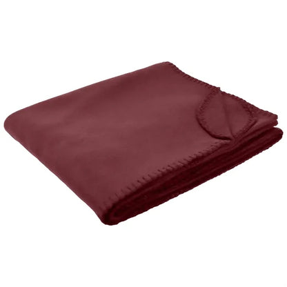 50" X 60" Polar Fleece Blanket W/ Merrow Edge