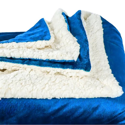Dual Layer Soft Micro Mink Sherpa Blanket
