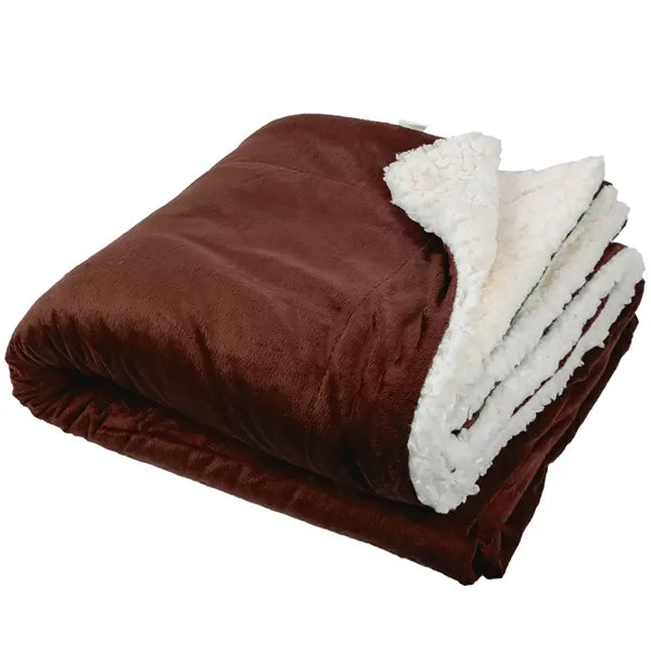 Dual Layer Soft Micro Mink Sherpa Blanket
