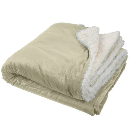 Dual Layer Soft Micro Mink Sherpa Blanket