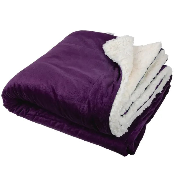 Dual Layer Soft Micro Mink Sherpa Blanket