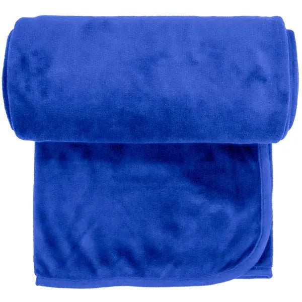 Soft Micro Plush Blankets w/ Custom Imprint, 50" X 60"