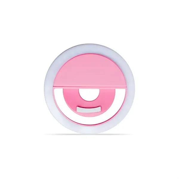 Custom logo LED Clip On Rechargeable Selfie Ring Light