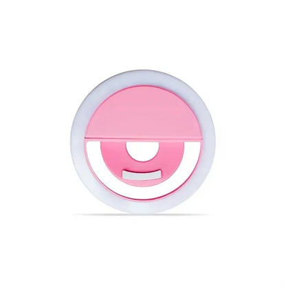 Custom logo LED Clip On Rechargeable Selfie Ring Light